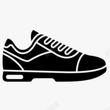 鞋鞋类跑步者图标