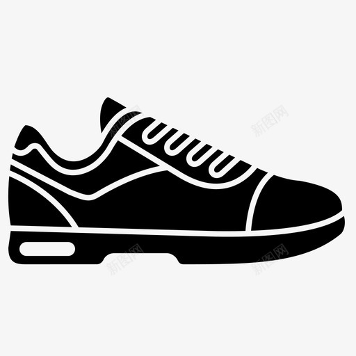 鞋鞋类跑步者svg_新图网 https://ixintu.com 运动鞋 鞋类 跑步者