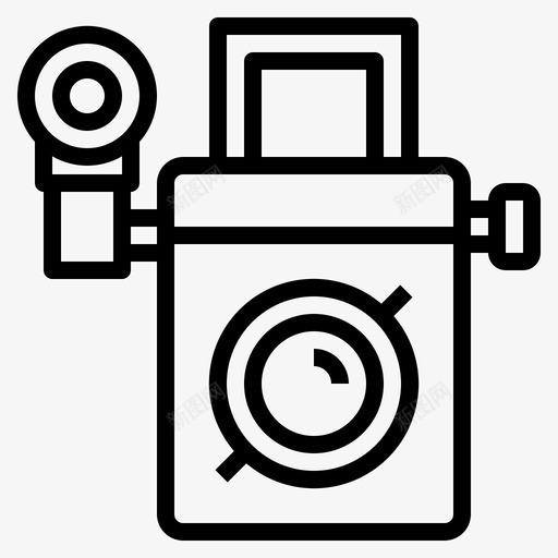 照相机照片复古svg_新图网 https://ixintu.com 照相机 复古 照片 设备 轮廓