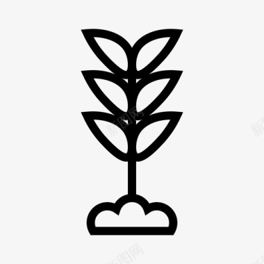 生长生态学植物图标