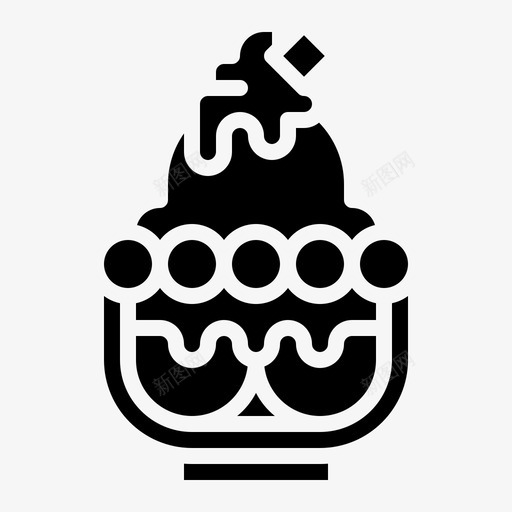 冰淇淋甜点抹茶svg_新图网 https://ixintu.com 冰淇淋 甜点 抹茶 星期天