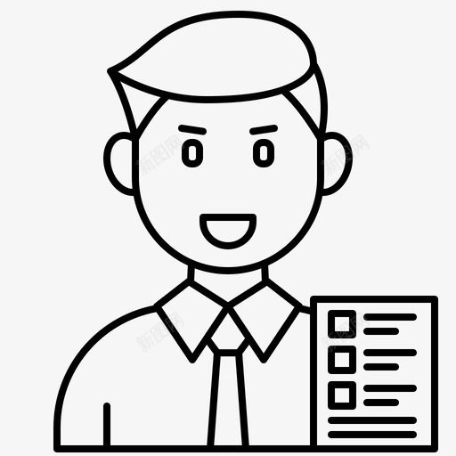 推销员商人雇员svg_新图网 https://ixintu.com 推销员 商人 雇员 经理 经理办 办公室 男性 职业 业行