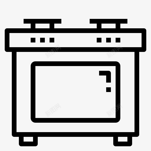 炉子烹饪煤气svg_新图网 https://ixintu.com 厨房 炉子 烹饪 煤气 厨具 轮廓