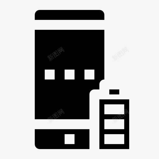 智能手机电池满svg_新图网 https://ixintu.com 智能 手机电池 满手机 手机 固态