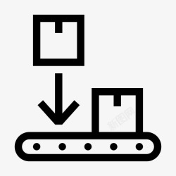 传送带icon传送带流水线包裹高清图片