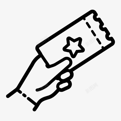 门票电影票活动票svg_新图网 https://ixintu.com 门票 电影票 活动 演出票 车票 火车票