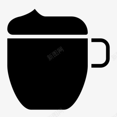 咖啡泡沫水图标