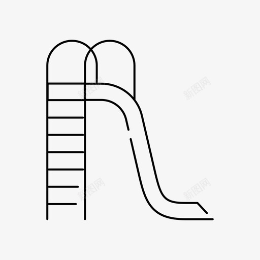 滑梯童年游乐场svg_新图网 https://ixintu.com 滑梯 童年 游乐场 娱乐 幼儿园 儿童园