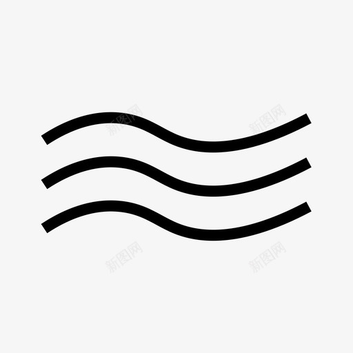 波浪抽象符号svg_新图网 https://ixintu.com 抽象 波浪 符号