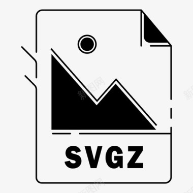 svgz扩展名格式图标