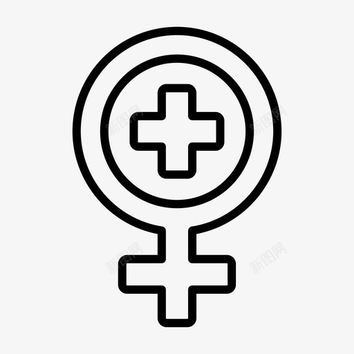 女性健康性别保健svg_新图网 https://ixintu.com 女性健康 医疗 性别 保健 保健医 照顾 自己