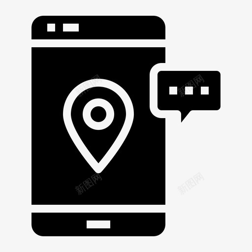 地点送货地图svg_新图网 https://ixintu.com 送货 地点 地图 智能 手机 跟踪