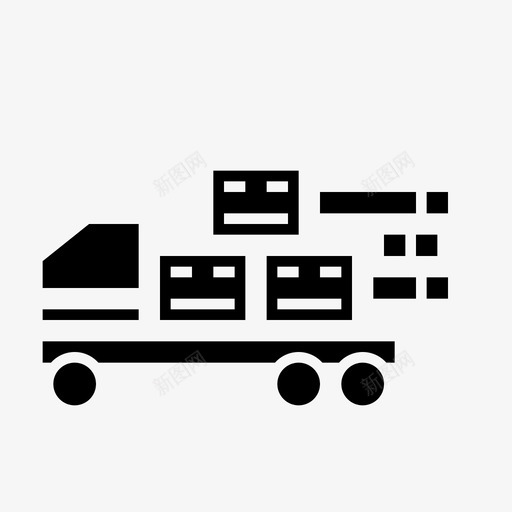 送货汽车运输svg_新图网 https://ixintu.com 送货 汽车运输 卡车 物流