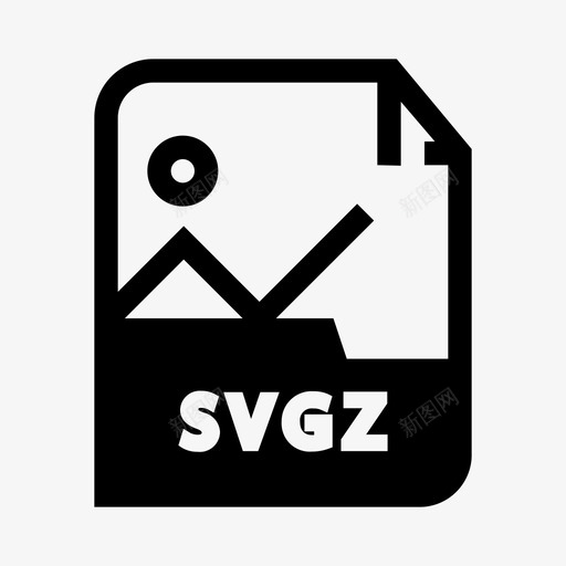 svgz扩展名文件svg_新图网 https://ixintu.com 扩展名 图像 文件 格式 类型 填充