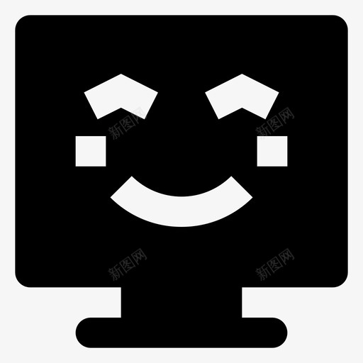 可爱的笑脸电脑表情符号svg_新图网 https://ixintu.com 笑脸 可爱 爱的 电脑 表情 符号