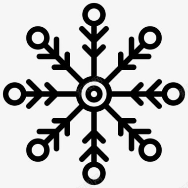 雪雪花下雪图标