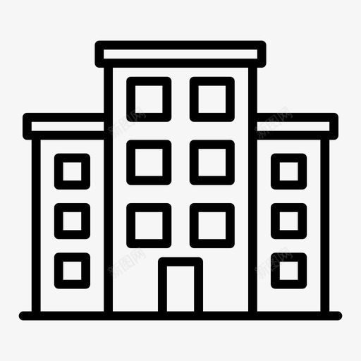 酒店大楼办公室svg_新图网 https://ixintu.com 酒店 大楼 办公室 旅游 标志