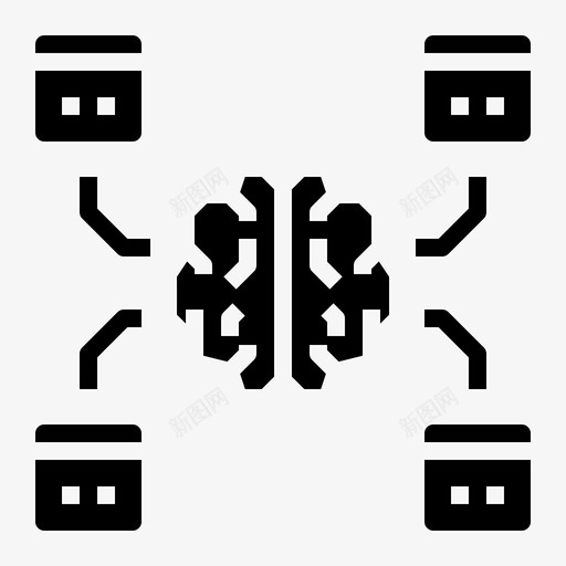 人工智能大脑浏览器svg_新图网 https://ixintu.com 人工智能 大脑 浏览器 网页 网站 概念