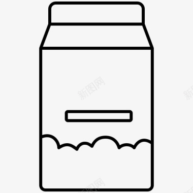 牛奶饮料钙图标