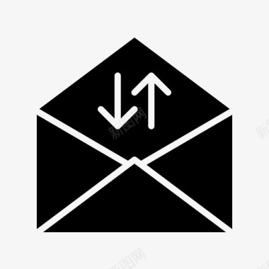 邮件交换交换信封交换邮件图标