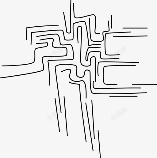 生活方式迷宫抽象艺术svg_新图网 https://ixintu.com 生活方式 迷宫 涂鸦 抽象 艺术 绘画 哲学 创意