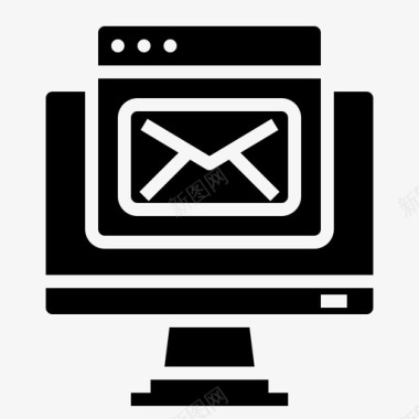 电子邮件浏览器计算机图标
