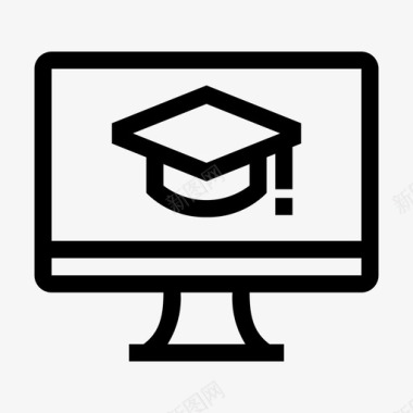 在线教育计算机课程图标