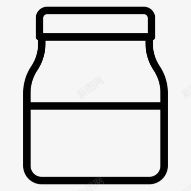储物瓶罐子厨房图标