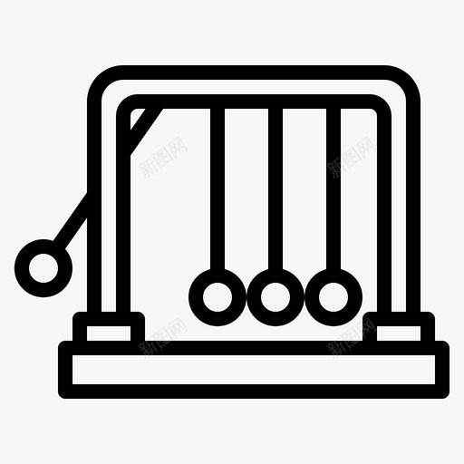 牛顿摇篮动量物理学svg_新图网 https://ixintu.com 牛顿 摇篮 动量 物理学 科学