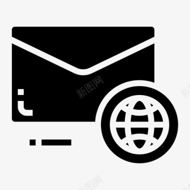 世界电子邮件信封图标