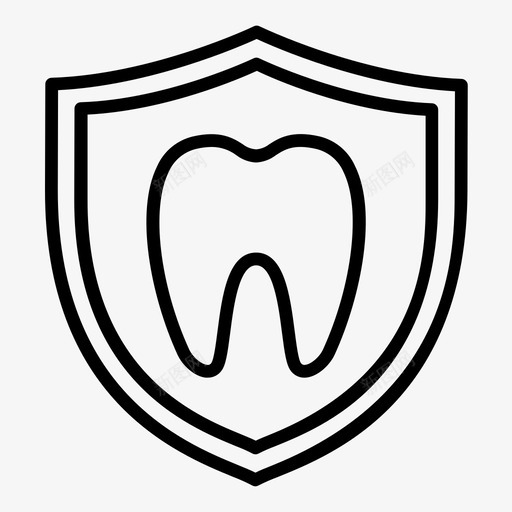 牙齿保护牙科医疗保健svg_新图网 https://ixintu.com 牙齿 保护 医疗保健 牙科
