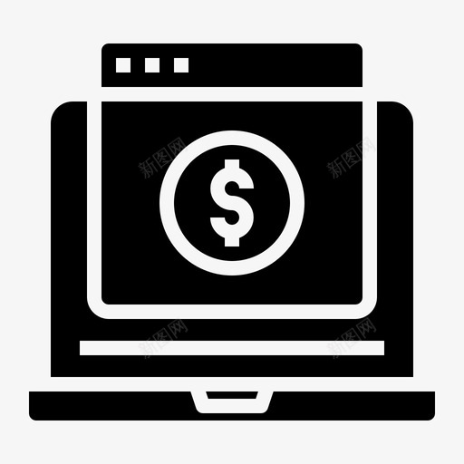 网上支付电脑金钱svg_新图网 https://ixintu.com 网上支付 电脑 金钱 支付 支付方 方式 扎实