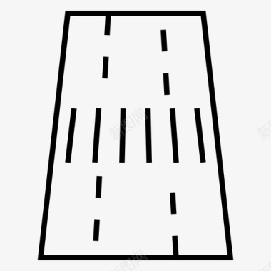 街道交叉口线路图标