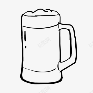 啤酒杯酒精干杯图标