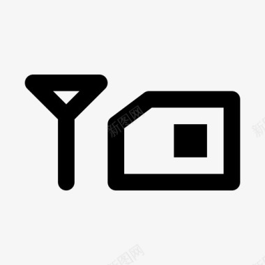 sim卡设备服务图标