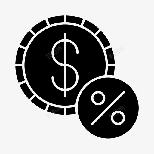 货币百分比商业金融svg_新图网 https://ixintu.com 货币 百分比 金融 商业