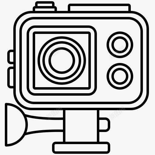 动作摄像机数码拍摄svg_新图网 https://ixintu.com 动作 摄像机 数码 拍摄 专业 小工 工具 系列