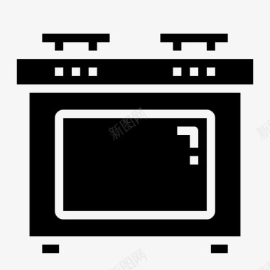 炉子烹饪煤气图标