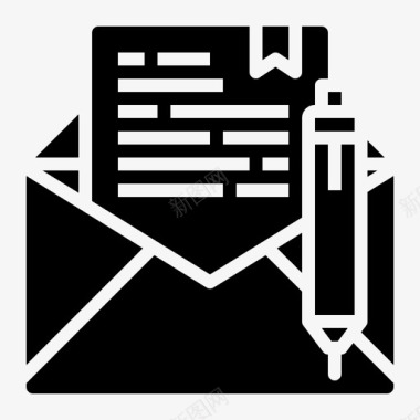 申请学历信封图标