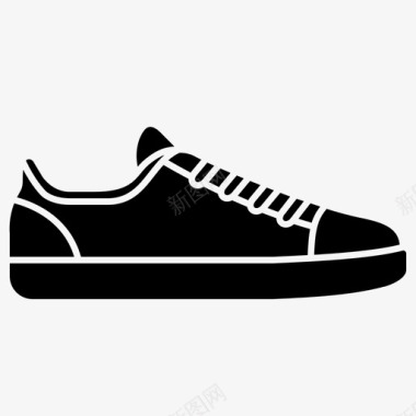 鞋鞋类跑步者图标