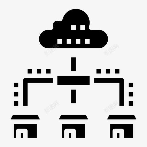 云计算家庭网络svg_新图网 https://ixintu.com 云计算 家庭 网络 存储 技术