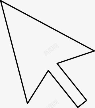 鼠标光标点击指针图标
