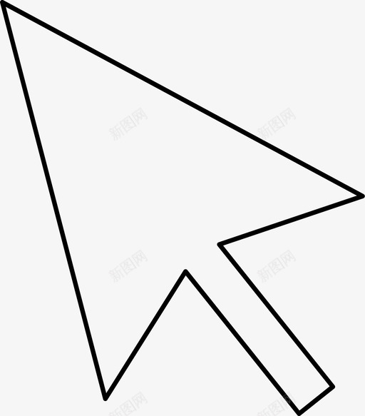 鼠标光标点击指针svg_新图网 https://ixintu.com 鼠标 光标 点击 指针 常用 经典