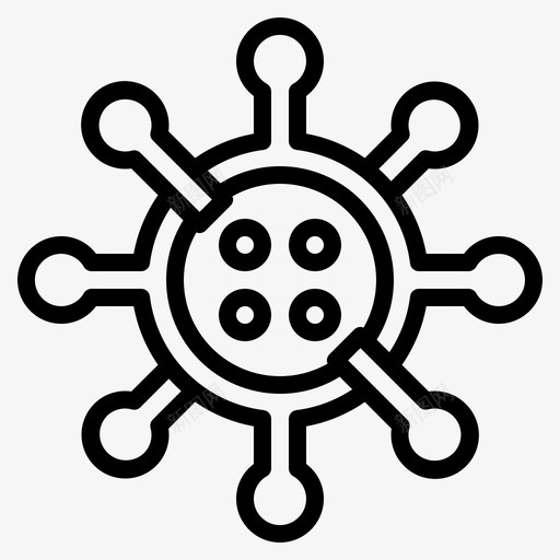 冠状病毒细菌细胞svg_新图网 https://ixintu.com 冠状 病毒 细菌 细胞 医学