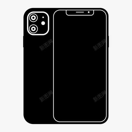 iphone11移动智能svg_新图网 https://ixintu.com 移动 智能 电话 系列