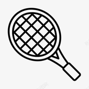 网球健身健身房图标