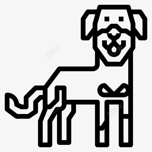 罗特韦尔犬svg_新图网 https://ixintu.com 罗特韦 尔犬