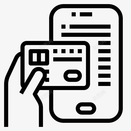 信用卡手机支付svg_新图网 https://ixintu.com 手机 支付 信用卡 支付方 方式 智能 概述