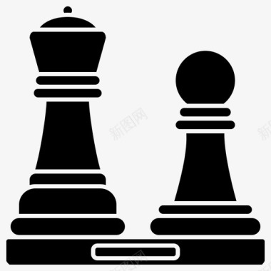 国际象棋棋盘将死图标