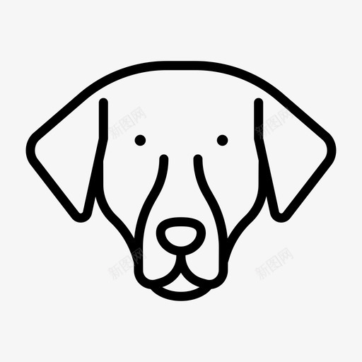 拉布拉多猎犬品种狗svg_新图网 https://ixintu.com 拉布 拉多 猎犬 品种 宠物狗